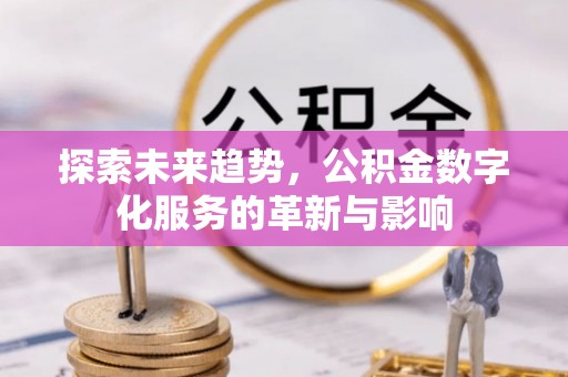 冷水滩探索未来趋势，公积金数字化服务的革新与影响