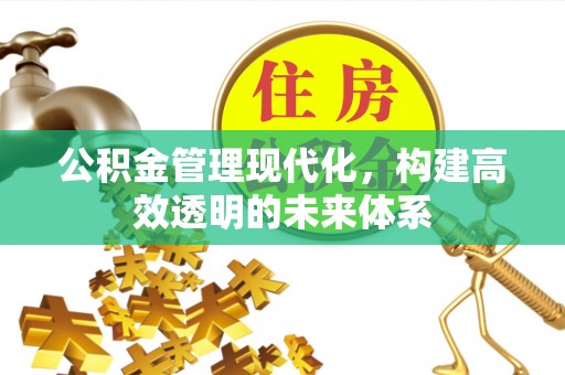 冷水滩公积金管理现代化，构建高效透明的未来体系