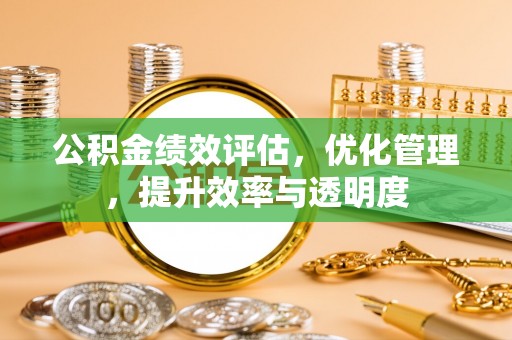 冷水滩公积金绩效评估，优化管理，提升效率与透明度