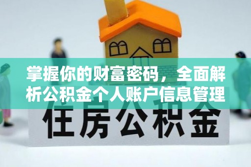 冷水滩掌握你的财富密码，全面解析公积金个人账户信息管理
