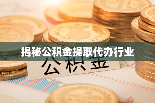 冷水滩揭秘公积金提取代办行业