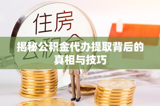 冷水滩揭秘公积金代办提取背后的真相与技巧