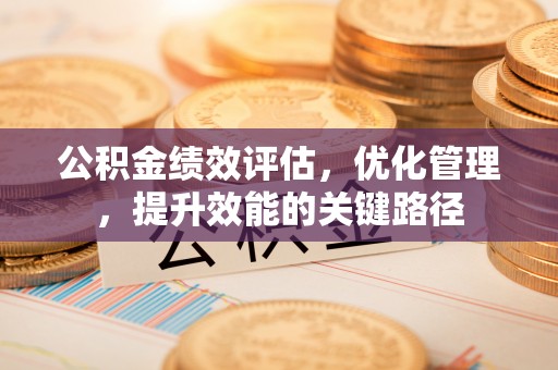 冷水滩公积金绩效评估，优化管理，提升效能的关键路径