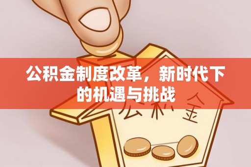 冷水滩公积金制度改革，新时代下的机遇与挑战