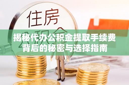 冷水滩揭秘代办公积金提取手续费背后的秘密与选择指南