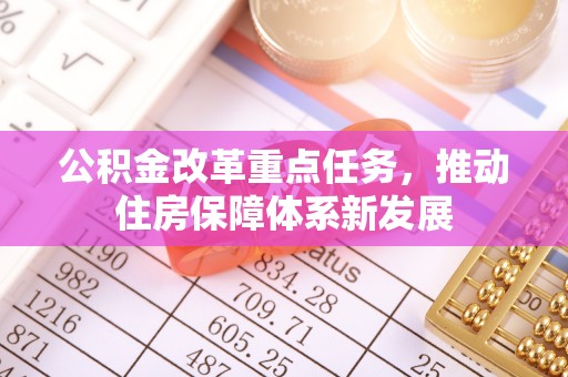 冷水滩公积金改革重点任务，推动住房保障体系新发展