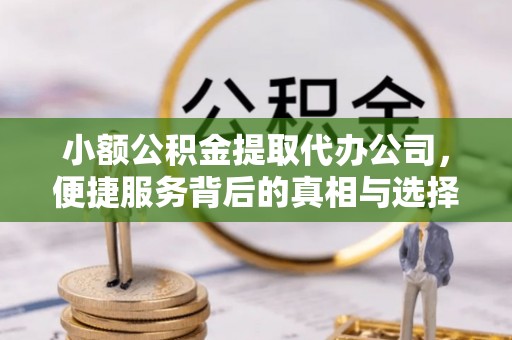 冷水滩小额公积金提取代办公司，便捷服务背后的真相与选择