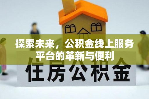 冷水滩探索未来，公积金线上服务平台的革新与便利