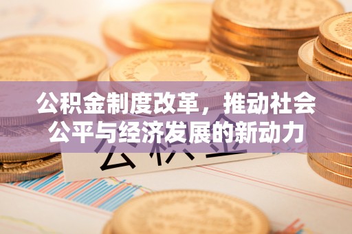 冷水滩公积金制度改革，推动社会公平与经济发展的新动力