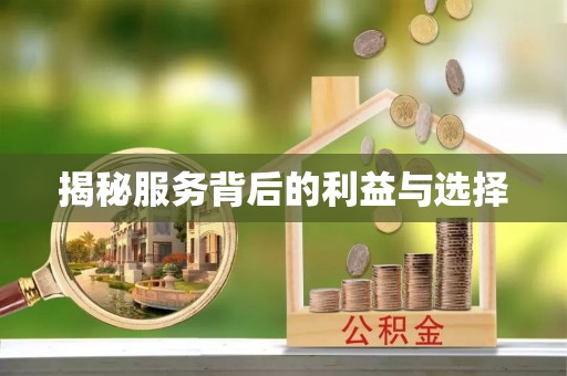 冷水滩揭秘服务背后的利益与选择