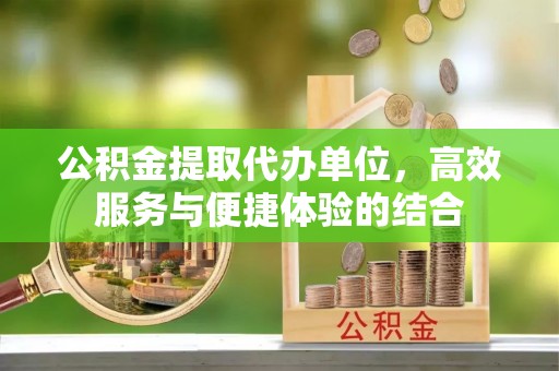 冷水滩公积金提取代办单位，高效服务与便捷体验的结合