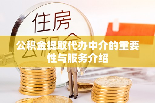 冷水滩公积金提取代办中介的重要性与服务介绍