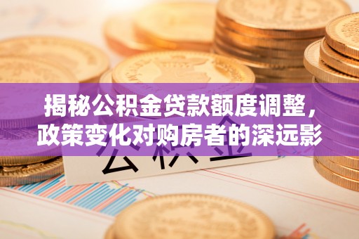 冷水滩揭秘公积金贷款额度调整，政策变化对购房者的深远影响