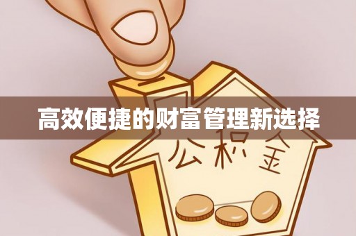 冷水滩高效便捷的财富管理新选择
