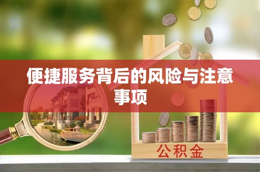 冷水滩便捷服务背后的风险与注意事项